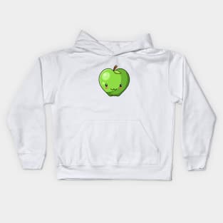 Kawaii apple fruit Kids Hoodie